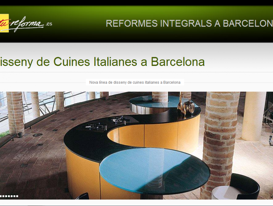 Diseño de cocinas italianas en Barcelona