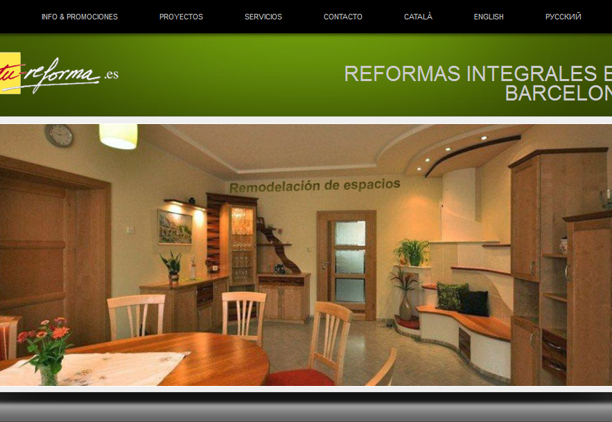 web de reformas integrales en Barcelona